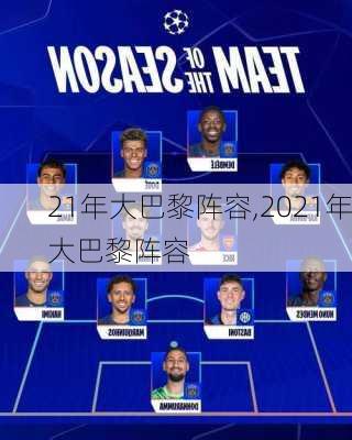 21年大巴黎阵容,2021年大巴黎阵容