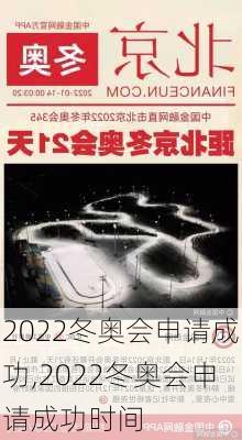 2022冬奥会申请成功,2022冬奥会申请成功时间