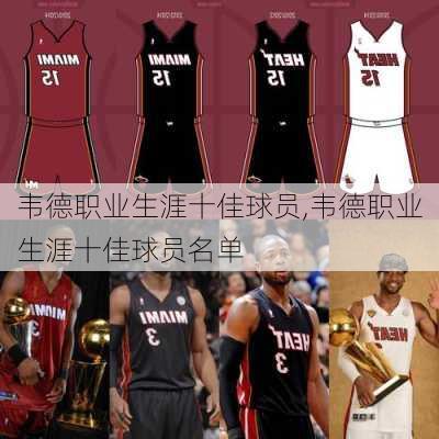 韦德职业生涯十佳球员,韦德职业生涯十佳球员名单