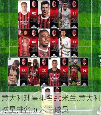 意大利球星排名ac米兰,意大利球星排名ac米兰球员