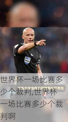 世界杯一场比赛多少个裁判,世界杯一场比赛多少个裁判啊