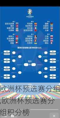 欧洲杯预选赛分组,欧洲杯预选赛分组积分榜