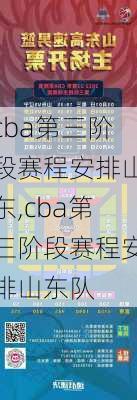 cba第三阶段赛程安排山东,cba第三阶段赛程安排山东队