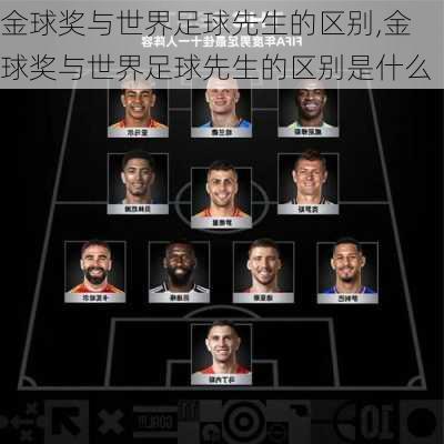 金球奖与世界足球先生的区别,金球奖与世界足球先生的区别是什么