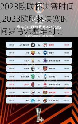 2023欧联杯决赛时间,2023欧联杯决赛时间罗马vs塞维利比