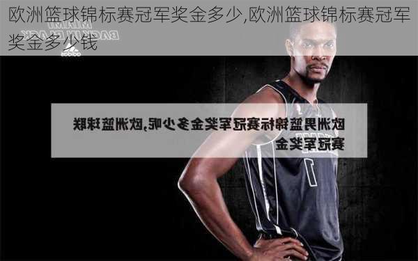 欧洲篮球锦标赛冠军奖金多少,欧洲篮球锦标赛冠军奖金多少钱