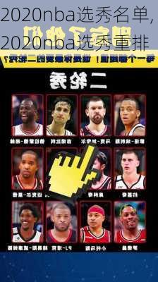 2020nba选秀名单,2020nba选秀重排