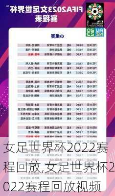 女足世界杯2022赛程回放,女足世界杯2022赛程回放视频
