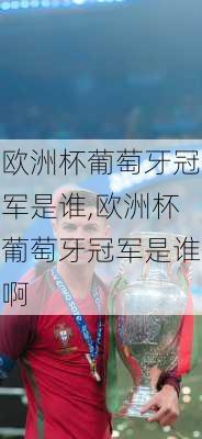 欧洲杯葡萄牙冠军是谁,欧洲杯葡萄牙冠军是谁啊