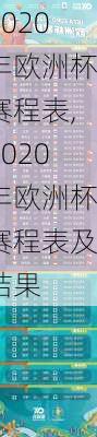 2020年欧洲杯赛程表,2020年欧洲杯赛程表及结果