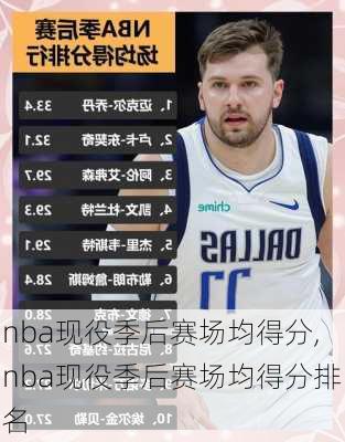 nba现役季后赛场均得分,nba现役季后赛场均得分排名