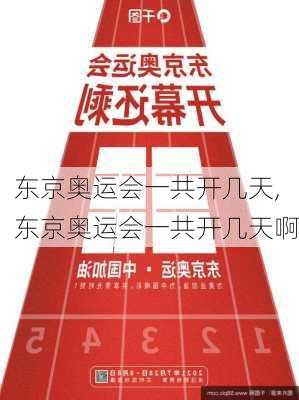 东京奥运会一共开几天,东京奥运会一共开几天啊