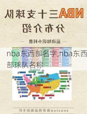 nba东西部名字,nba东西部球队名称