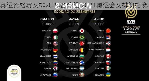奥运资格赛女排2023各分组,2021奥运会女排资格赛