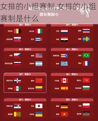 女排的小组赛制,女排的小组赛制是什么
