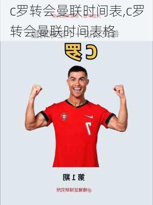c罗转会曼联时间表,c罗转会曼联时间表格