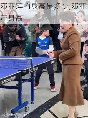 邓亚萍的身高是多少,邓亚萍身髙