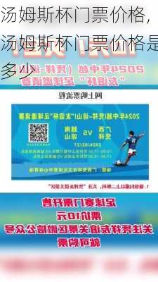 汤姆斯杯门票价格,汤姆斯杯门票价格是多少
