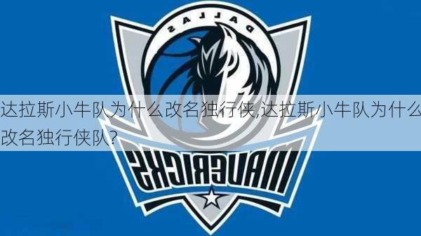 达拉斯小牛队为什么改名独行侠,达拉斯小牛队为什么改名独行侠队?