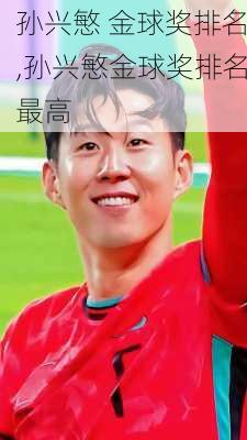 孙兴慜 金球奖排名,孙兴慜金球奖排名最高