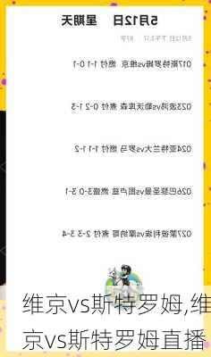 维京vs斯特罗姆,维京vs斯特罗姆直播