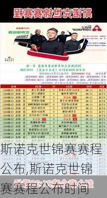 斯诺克世锦赛赛程公布,斯诺克世锦赛赛程公布时间