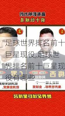 足球世界排名前十巨星现役,足球世界排名前十巨星现役有哪些