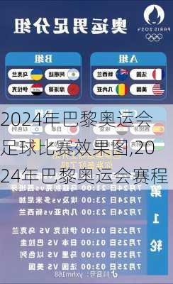 2024年巴黎奥运会足球比赛效果图,2024年巴黎奥运会赛程