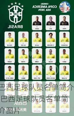 巴西足球队员名单简介,巴西足球队员名单简介图片