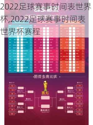 2022足球赛事时间表世界杯,2022足球赛事时间表世界杯赛程