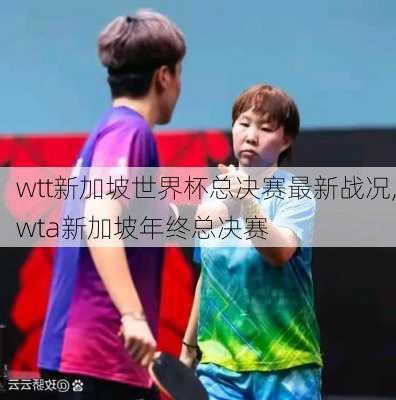 wtt新加坡世界杯总决赛最新战况,wta新加坡年终总决赛