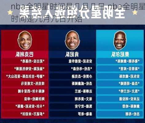nba全明星时间是几月几日,nba全明星时间是几月几日开始
