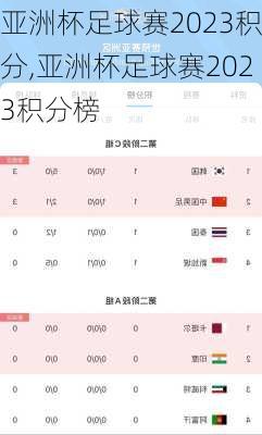 亚洲杯足球赛2023积分,亚洲杯足球赛2023积分榜