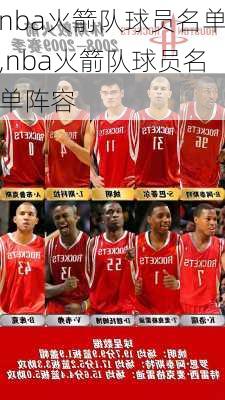 nba火箭队球员名单,nba火箭队球员名单阵容