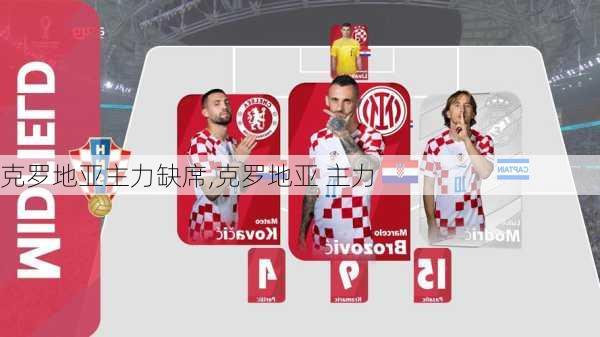 克罗地亚主力缺席,克罗地亚 主力