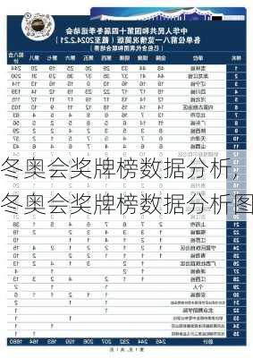 冬奥会奖牌榜数据分析,冬奥会奖牌榜数据分析图