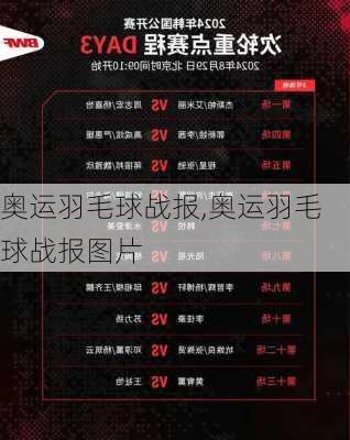 奥运羽毛球战报,奥运羽毛球战报图片
