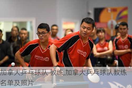 加拿大乒乓球队 教练,加拿大乒乓球队教练名单及照片