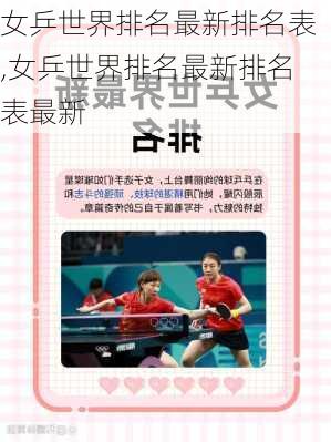 女乒世界排名最新排名表,女乒世界排名最新排名表最新