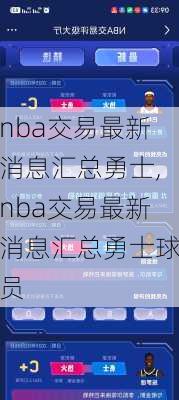 nba交易最新消息汇总勇士,nba交易最新消息汇总勇士球员