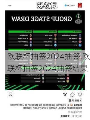 欧联杯抽签2024抽签,欧联杯抽签2024抽签结果