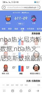 nba热火尼克斯数据,nba热火尼克斯数据最新