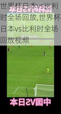 世界杯日本vs比利时全场回放,世界杯日本vs比利时全场回放视频