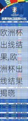 欧洲杯出线结果,欧洲杯出线结果揭晓