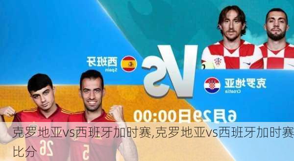 克罗地亚vs西班牙加时赛,克罗地亚vs西班牙加时赛比分