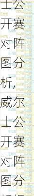 威尔士公开赛对阵图分析,威尔士公开赛对阵图分析报告