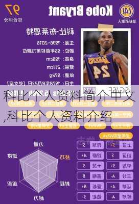 科比个人资料简介中文,科比个人资料介绍