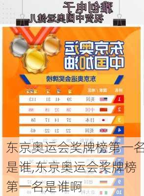 东京奥运会奖牌榜第一名是谁,东京奥运会奖牌榜第一名是谁啊