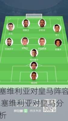 塞维利亚对皇马阵容,塞维利亚对皇马分析