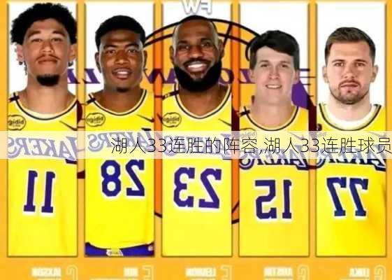 湖人33连胜的阵容,湖人33连胜球员